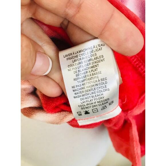 Rachel Zoe Sweatshirt Oversized Tie Dye Long Sleeve Relaxed Fit Stretch, L - Picture 11 of 11